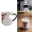 Coffee Mug With Heart Shaped Handle Valentines Day Gift-1 3