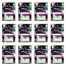 12 leuchtende fluoreszierende Grußkarten, 12,7 x 17,8 cm,-3