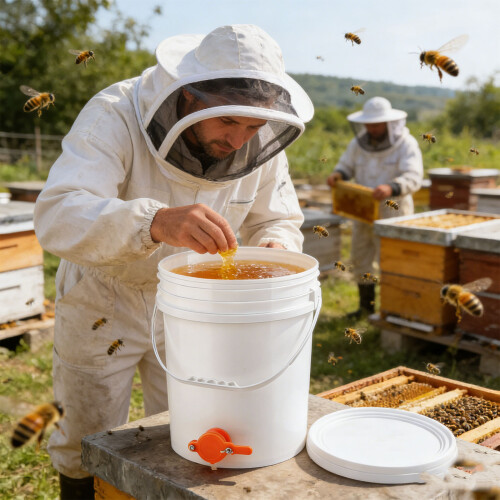 Generous 20 Liter Beekeeping Sweet Liquid Container Formed From 1