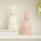 Minimalistisch keramisch konijnornament decoratief-Wit 7