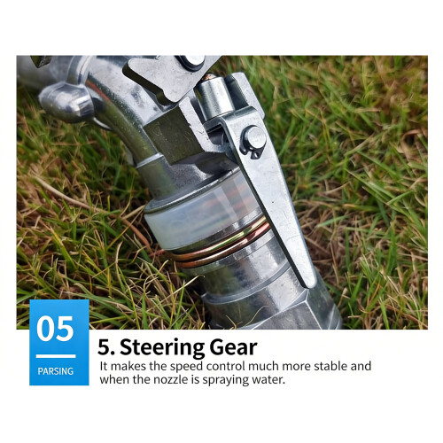 360 Degree Adjustable Rotatable Angled Garden Sprinkler-1 Inch 1