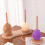 Rotating Wooden Yarn Organiser Holder Thread Spool Stand-single 6