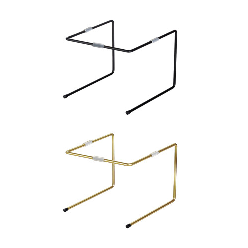 Pack Of 4 Multipurpose Pizza Tray Display Stands For-Black 2