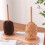 Rotating Wooden Yarn Organiser Holder Thread Spool Stand-single 7