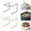 Pack Of 4 Multipurpose Pizza Tray Display Stands For-Black 4