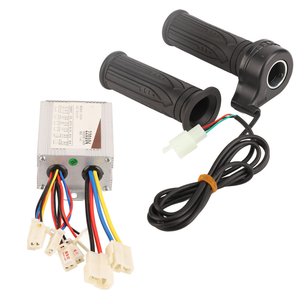 24V 500W Electric Bike Controller Kit Aluminum Alloy Throttle Handle Set 4311390151408