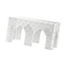 Traditional Arabic Design Clear Acrylic Food Storage-middle