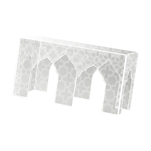 Traditional Arabic Design Clear Acrylic Food Storage-middle