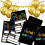 20Pcs/Pack Eye Catching Birthday Invites Handmade Neons Designs 7