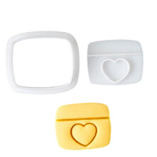 Baking Molds Cookie Cutters with Romance Cartoon-letter