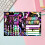 12Pcs Unique Birthday Invitations 5x7Inch Fluorescent Printed-6 7