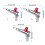 360 Degree Adjustable Rotatable Angled Garden Sprinkler-1 Inch 5