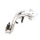 Electroplated ABS Champagne Sprayer with Adjustable Caliber, Silver, 19x16cm 7