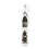 Electroplated ABS Champagne Sprayer with Adjustable Caliber, Silver, 19x16cm 10