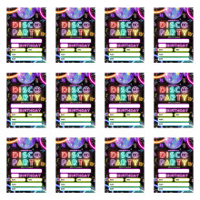 12Pcs Glowing Fluorescent Greeting Card 5x7Inch Birthday-9