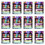 12Pcs 5x7Inch Fluorescent Pattern Paper Invitations For-9 1
