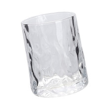 240ml Clear Glass Mouthwash Cup With Smooth Brims-Clear