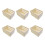 Miniature Pine Wood Organizers Basket Small Storage Box-6 pack 1