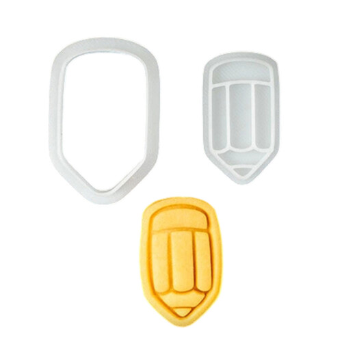 Funny Learning Theme Cookie Cutters Mould Set For Kids-pencil