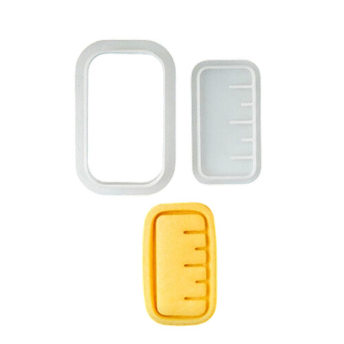 Educational Theme Plastic Cookie Cutters Molds School-ruler