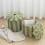 Stylish Wicker Dirty Clothes Hamper Breathable-Red large size 3