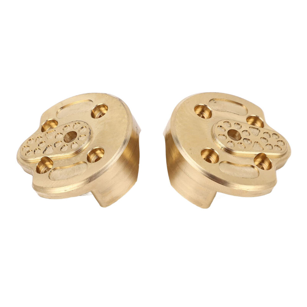 2Pcs Rc Brass Counterweights For Axial Utb18 Capra 1/18 Rock Crawler, Improved Climbing Traction And Stability 9455672917230