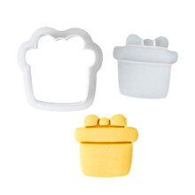 Multipurpose Plastic Love Theme Cookie Molds With Cartoon-Gift