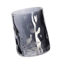 Delicate 240ml Glass Mouthwash Cup With Wide Opening And-soot