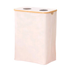 Stylish Home Organizers Laundry Bag With-double hole white