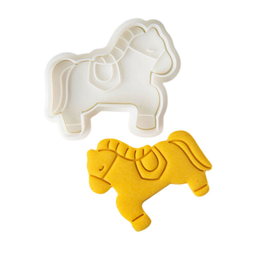 Cartoon Horse Biscuits Stamps Safe Kitchen Baking Molds-Type A