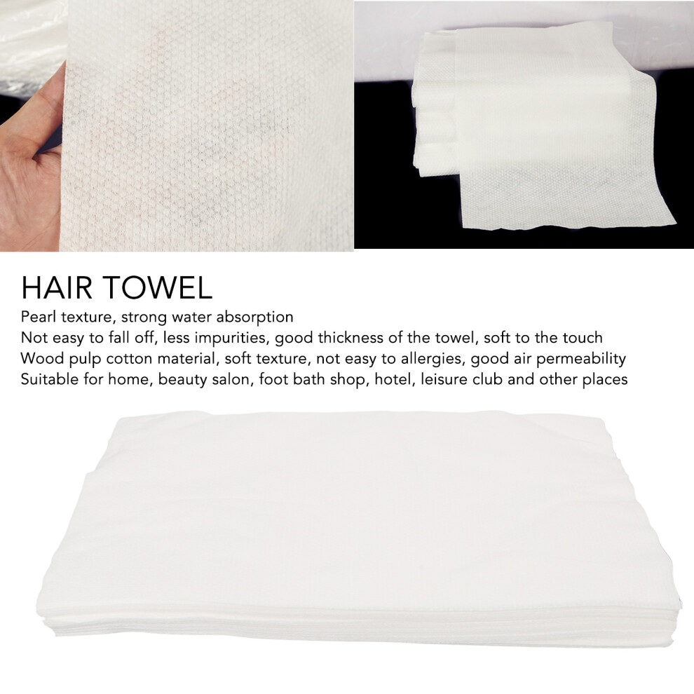 100 Sheets Disposable Hair Towels Travel