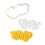 Irish Patricks Day Plastic Cookie Cutters Shamrock Design-LUCKY 1
