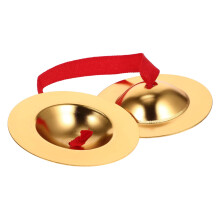 Hand Cymbals for Toddlers Metal Percussion Instrument with Clear Sound Smooth Edges Kids Rhythm Toy