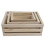 Miniature Wooden Nesting Boxes Set of 3 Size Rural Pine Storage 2