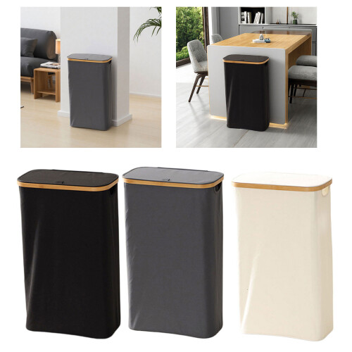 Practical Household Laundry Holder Features Water-Dark Gray 2