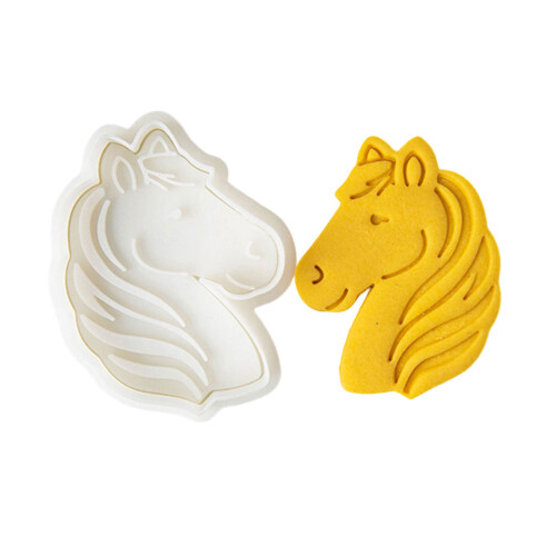 Cartoon Mini Horse Biscuits Cutter Easy To Use For-Type D