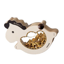 Rocking Horses Statues Sculptures Lucky Horse Figurines-White