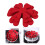 12PCS Polyester Flower Design Pot Mats Assorted Diameters For 2