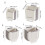 Hanging Trash Can Foldable For Small Space Homes-White 4 4