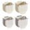 Wall Mounted Folding Garbage Bin Large Capacity-Light Grey 1 5