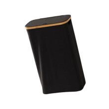 Stilvoller Home Organizer Wäschesack mit starkem Griff-Schwarz