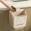 Foldable Wall Mounted Trash Bin Hanging Kitchen-Light Grey 2 6