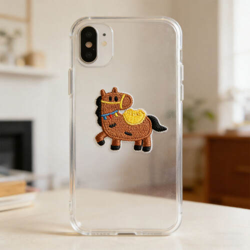 19PCS Embroidered Horse Pattern Stick Patches Ideal For Phone 1