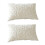 2 Pack Smooth Flannel Love Print Pillow-light brown 30cm 1