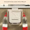 Hanging Trash Can Foldable For Small Space Homes-White 4 7