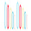 10Pcs Plastic Crochet Needle with 5 Size Design For Craft Home 1