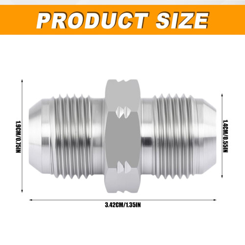 10Pcs Reliability Stainless Steel Threaded Couplers Heavy Type 2