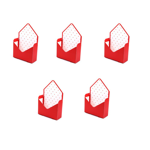 Valentine Envelope Boxes, Hand-Held Flower Decorated with-5