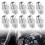 10Pcs Reliability Stainless Steel Threaded Couplers Heavy Type 4
