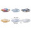 Sunflowers Pattern Snacks Plate Shatter Resistant-seven colors 4